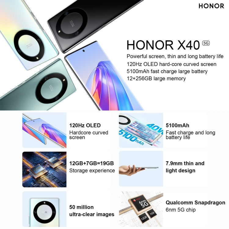 Dual Back Cameras, Screen Fingerprint Identification, 5100mAh Battery, 6.67 inch Magic UI 6.1 / Android 12 Snapdragon 695 Octa Core up to 2.2GHz, Network: 5G, OTG, Not Support Google Play Dual Back Cameras, Screen Fingerprint Identification, 5100mAh Battery, 6.67 inch Magic UI 6.1 / Android 12 Snapdragon 695 Octa Core up to 2.2GHz, Network: 5G, OTG, Not Support Google Play